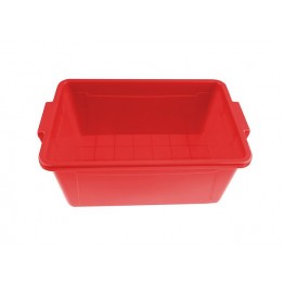 HIDE BOX KAPAKSIZ KIRMIZI 23x37x14,5 - 8,5 lt.
